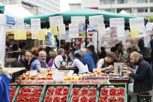 Frankfurter Bauernmarkt an der Konstablerwache